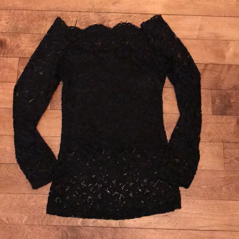 DateNight Stretch lace top, XS
